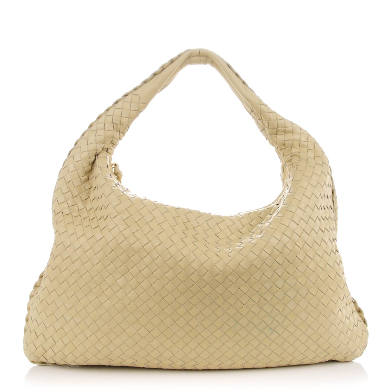 Bottega Veneta Nappa Intrecciato Large Veneta Hobo Cream 1 of 8