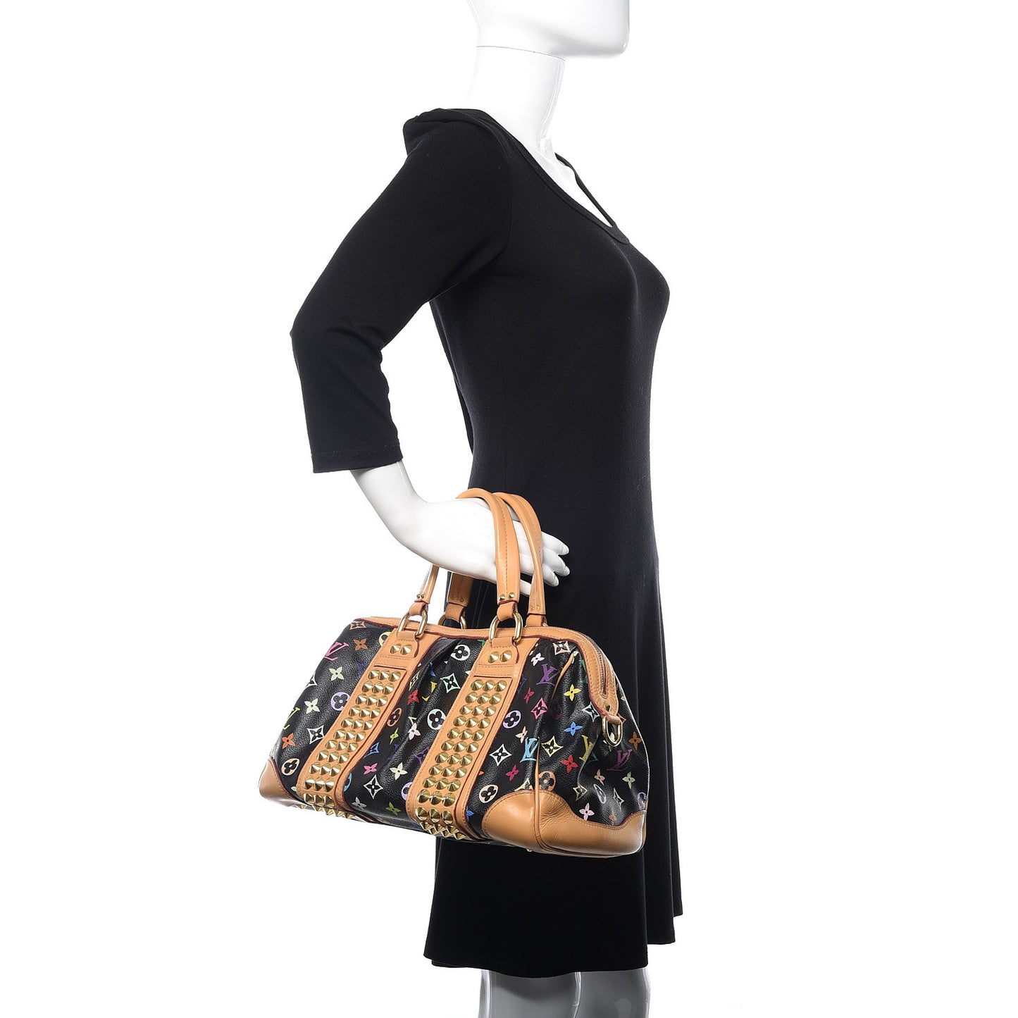 Monogram Multicolor Courtney MM Black