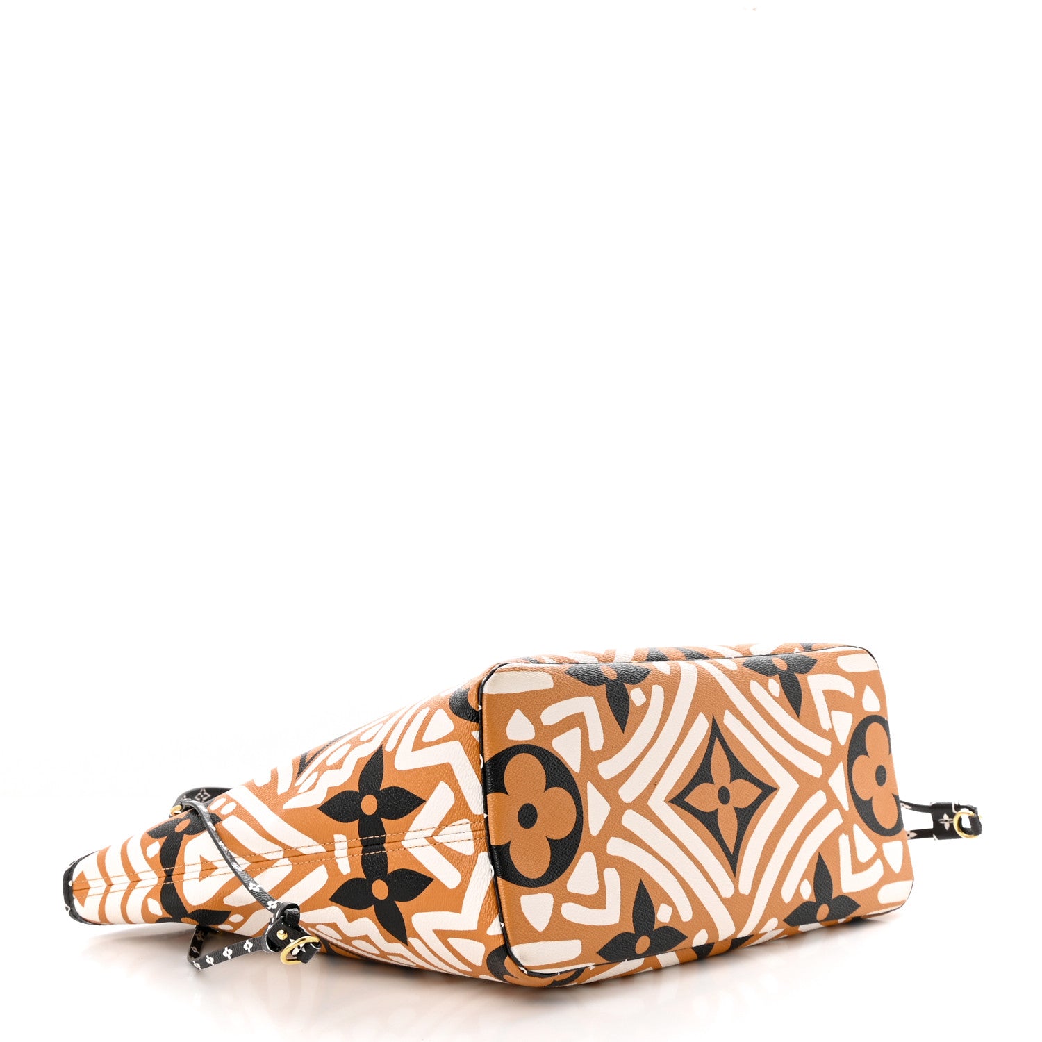 Louis Vuitton Monogram Giant Crafty Neverfull MM Creme Caramel 4 of 11