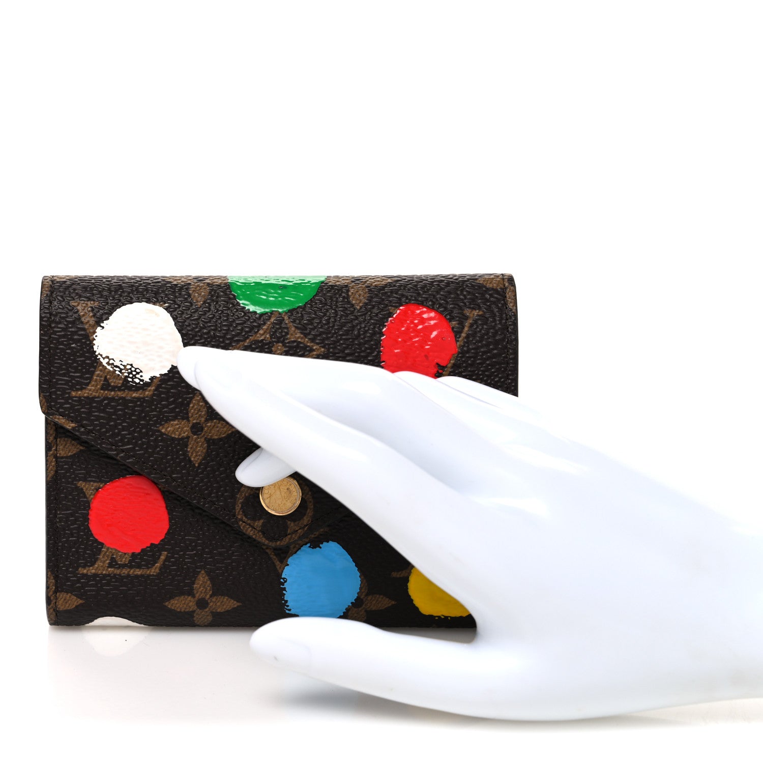 Louis Vuitton X YK Monogram Victorine Wallet 2 of 7