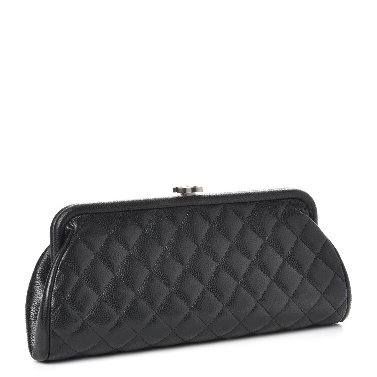 Chanel Caviar Quilted Timeless Clutch Black 3 of 8