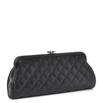 Chanel Caviar Quilted Timeless Clutch Black 3 of 8
