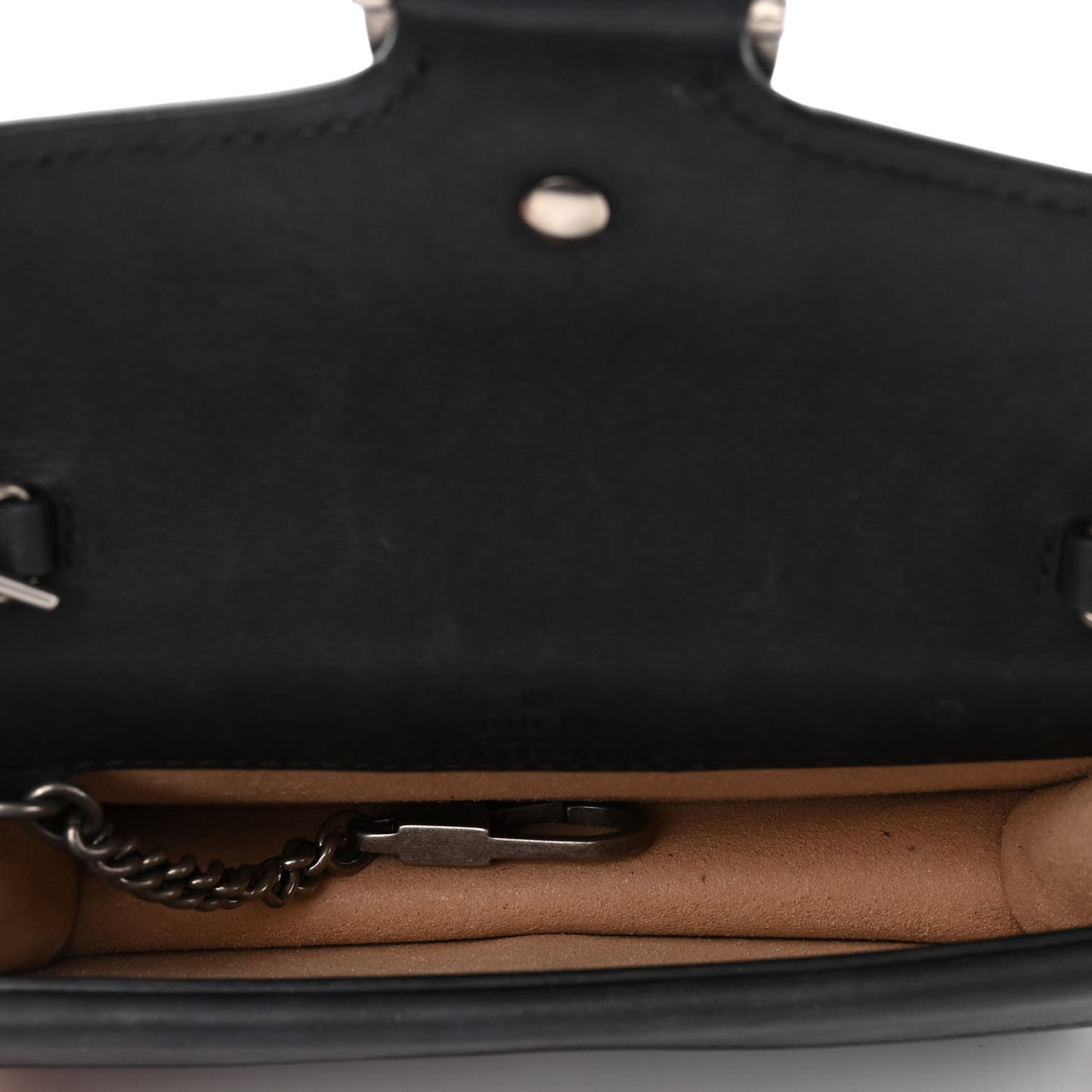 Suede Super Mini Dionysus Shoulder Bag Black