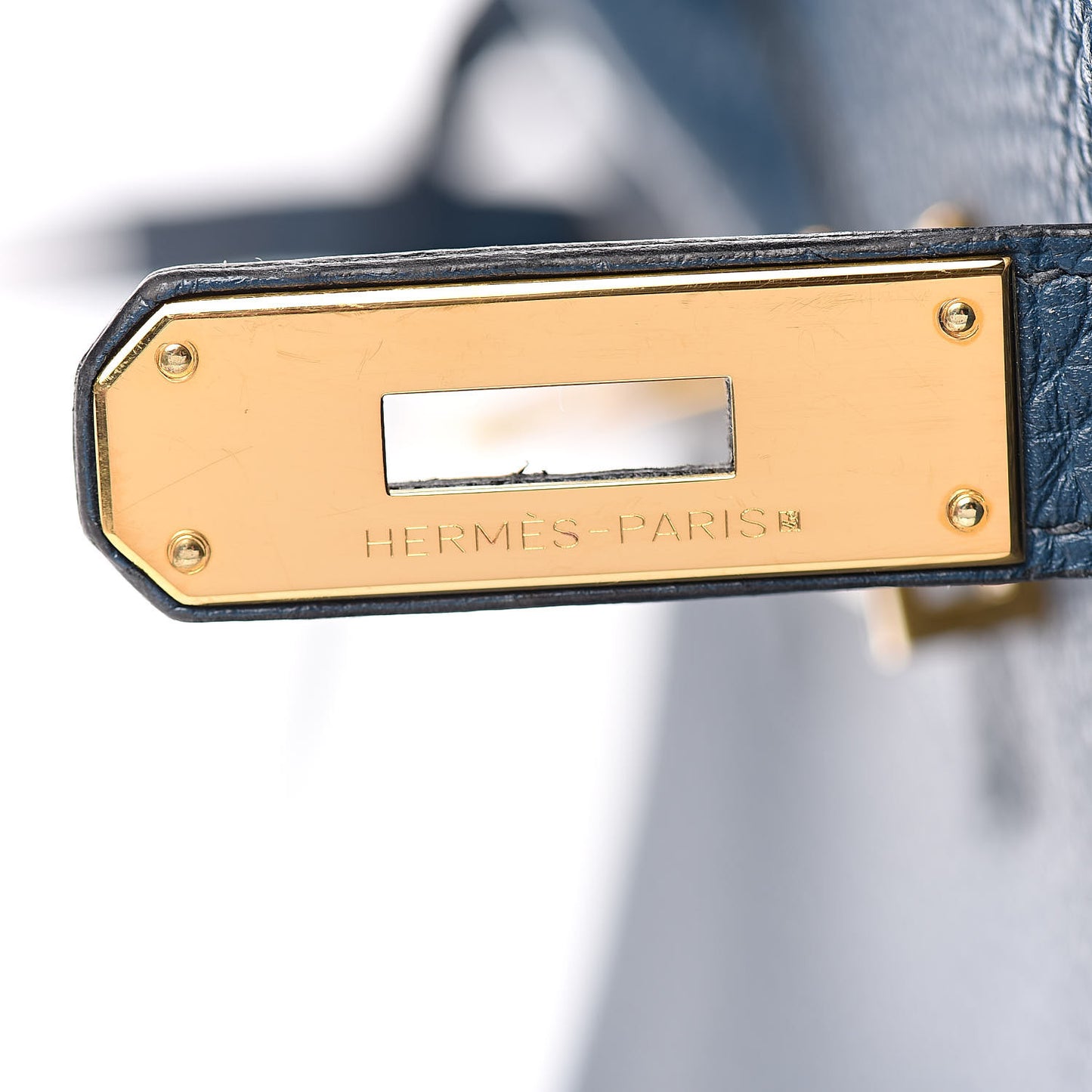 Togo Birkin 35 Bleu De Prusse
