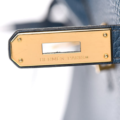 Hermes Togo Birkin 35 Bleu De Prusse 18 of 31