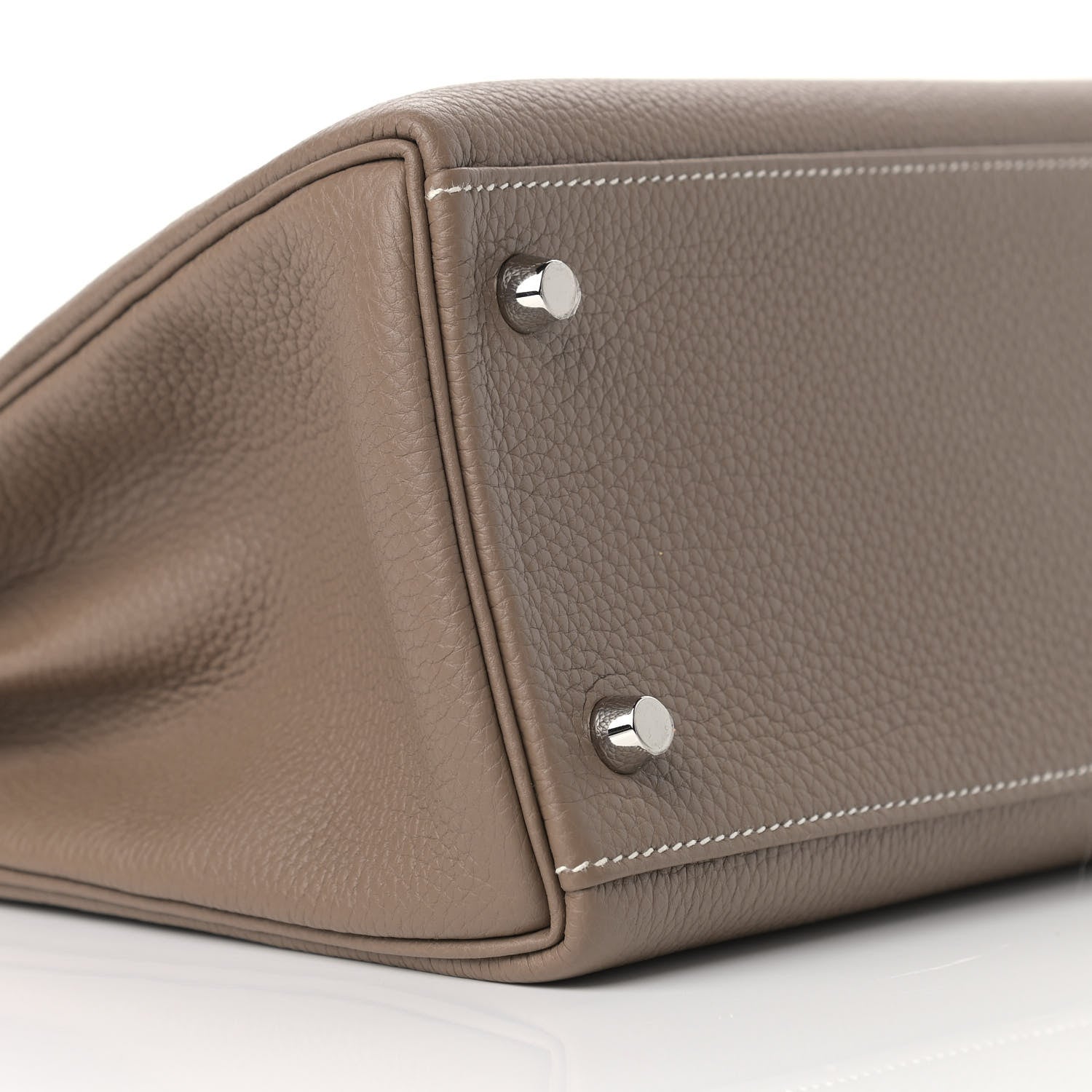 Hermes Togo Kelly Retourne 28 Etoupe 9 of 11