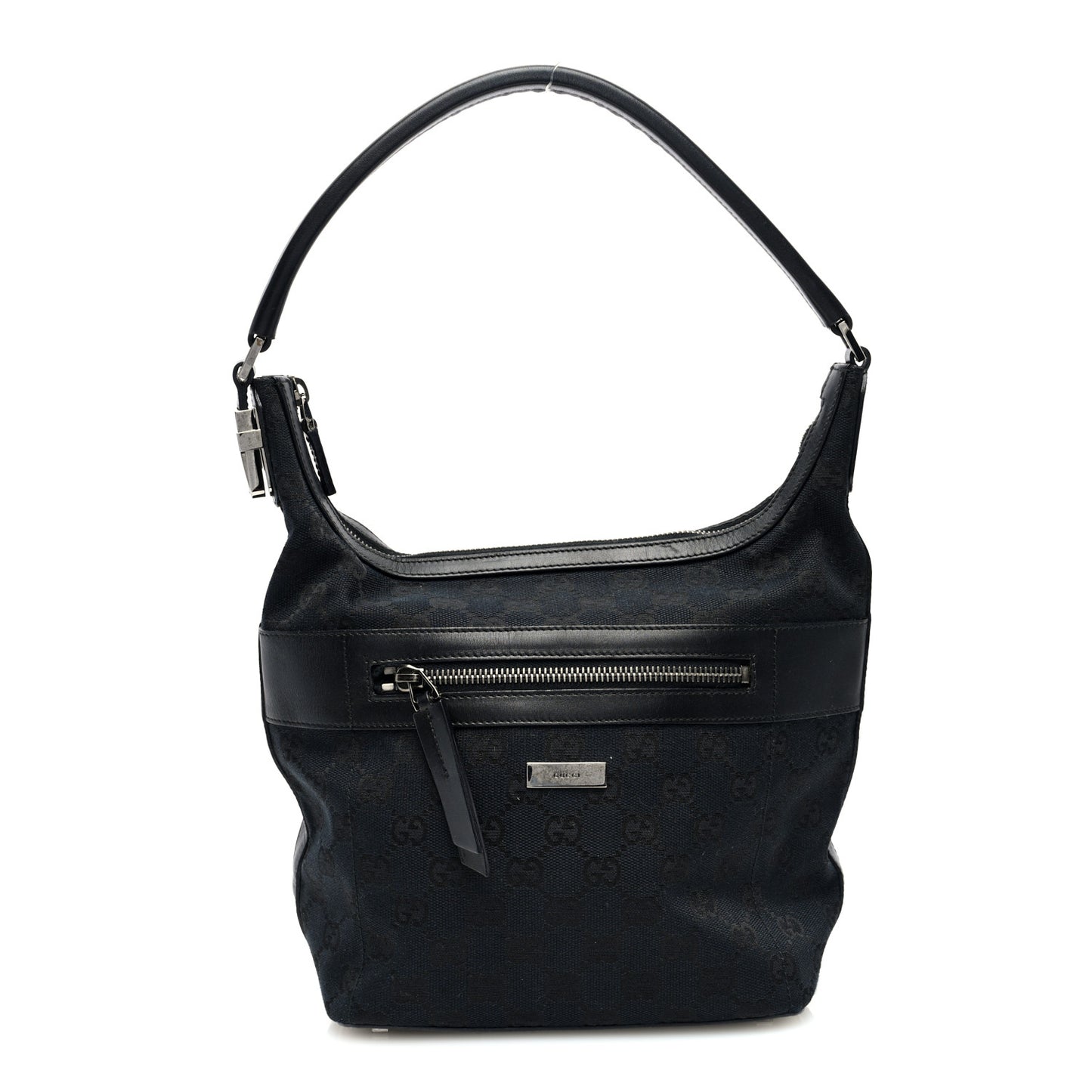 Monogram Hobo Black