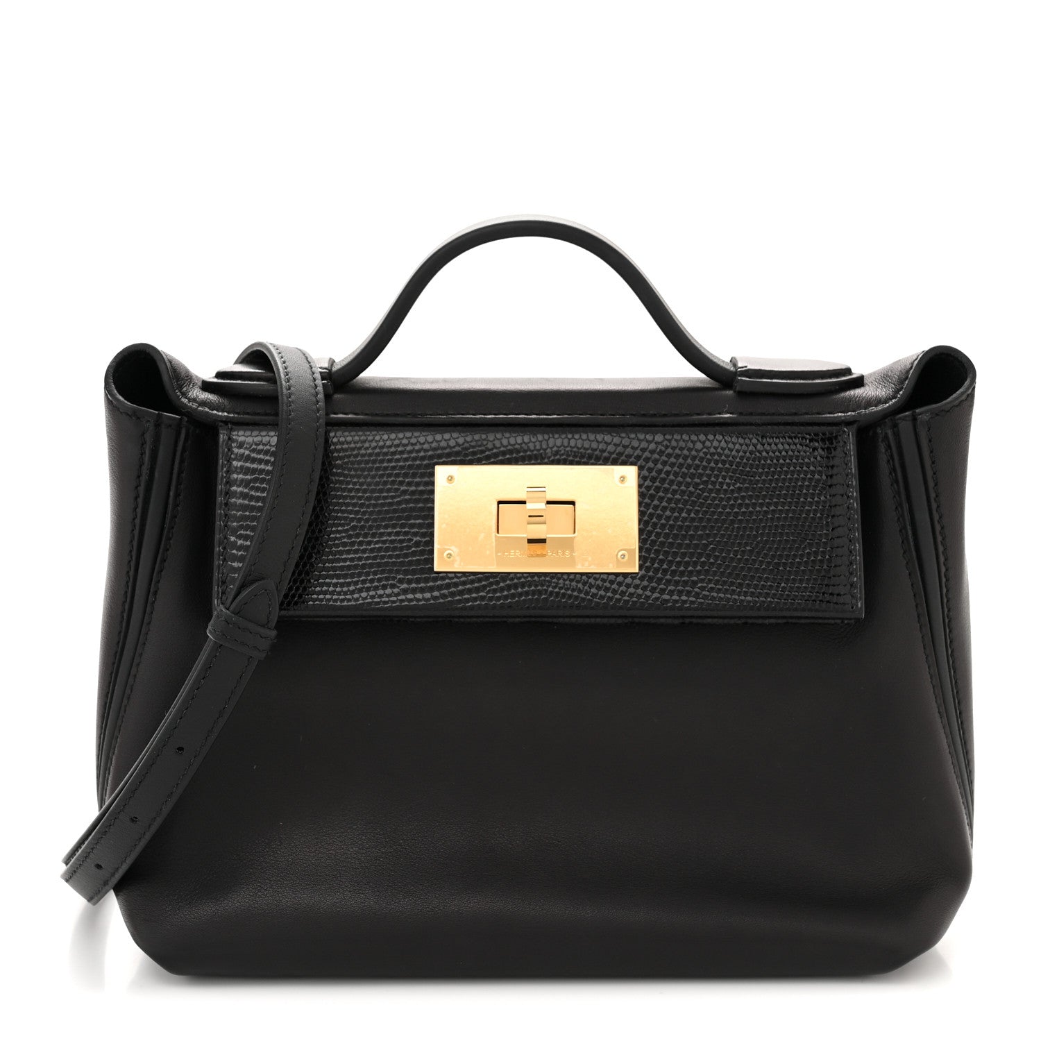 Hermes Volupto Lizard Touch 24/24 21 Black 1 of 11