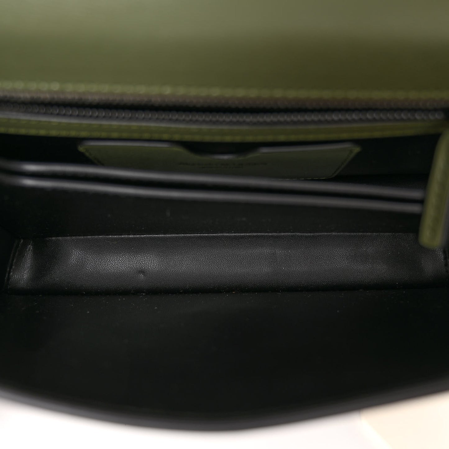 Calfskin Knuckle Skull Crossbody Khaki Green Black
