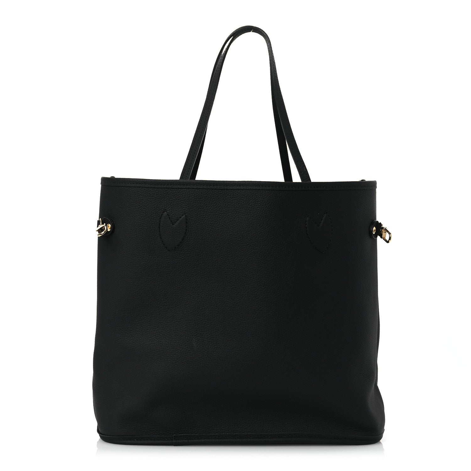 Louis Vuitton Monogram Calfskin Neo Neverfull Inside Out MM Black 2 of 19
