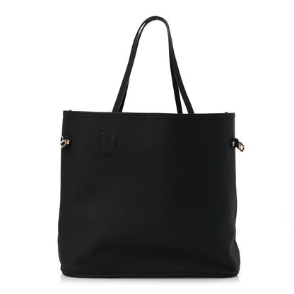 Louis Vuitton Monogram Calfskin Neo Neverfull Inside Out MM Black 2 of 19