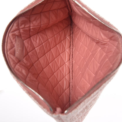 Chanel Canvas Small Deauville Pouch Pink 5 of 9