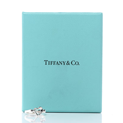 Tiffany Sterling Silver Elsa Peretti Open Heart Ring 53 6.25 7 of 7