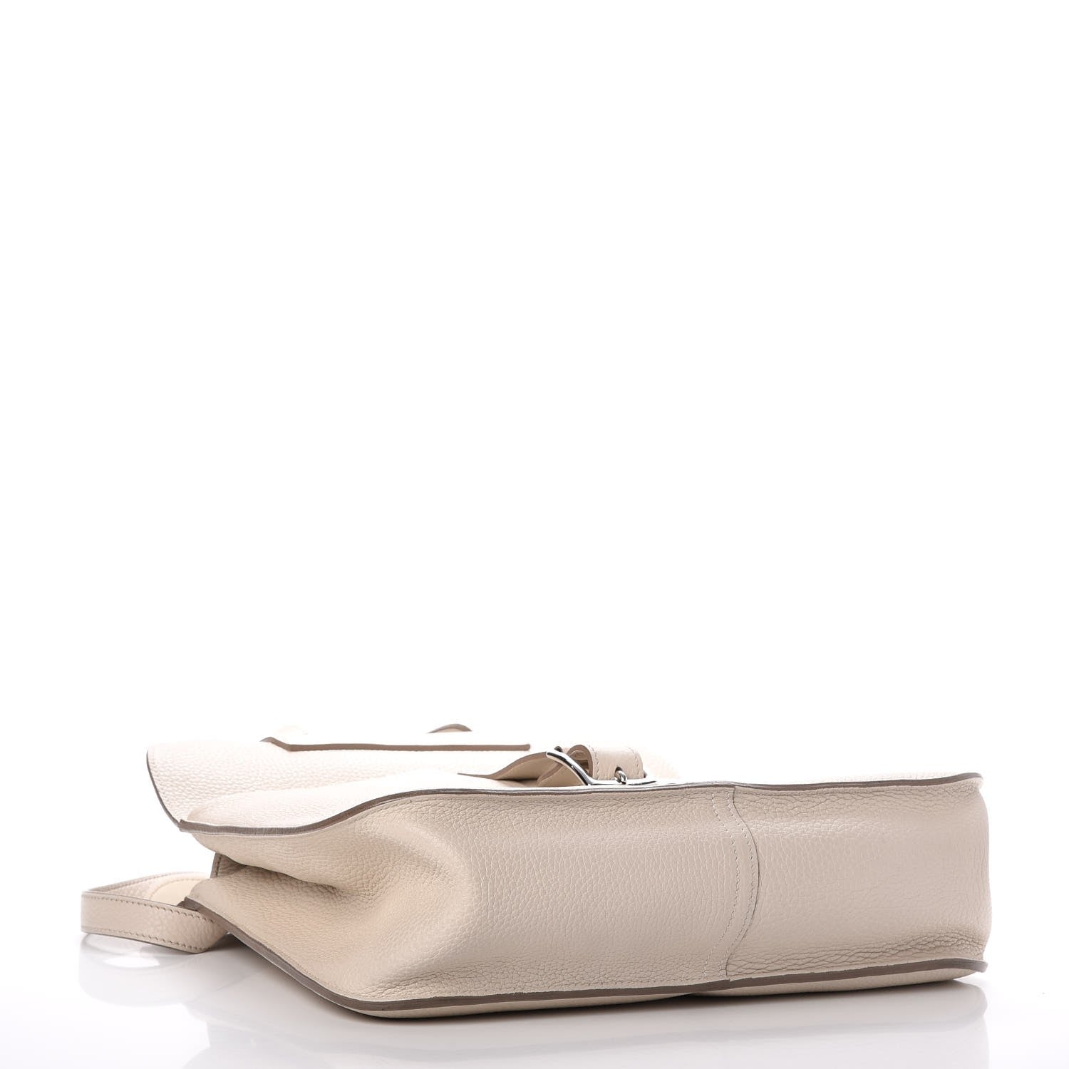 Hermes Taurillon Clemence Halzan 31 GM Craie 5 of 13