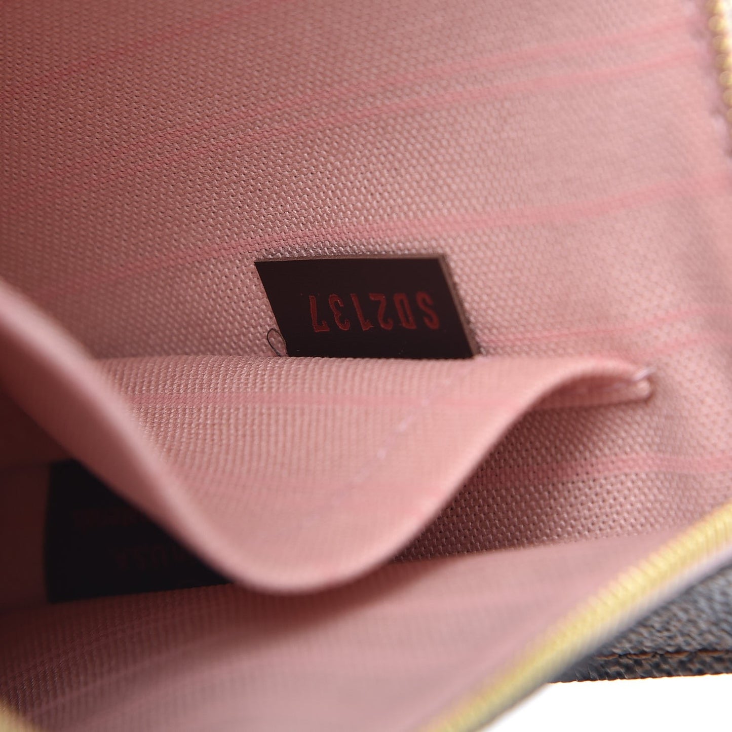 Damier Ebene Neverfull MM GM Pochette Rose Ballerine
