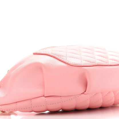 Chanel Lambskin Quilted Bi Waist Bag Fanny Pack Pink 8 of 9