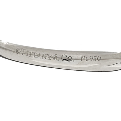 Tiffany Platinum Diamond .20ct Round Brilliant Harmony Engagement Ring 45 3.5 5 of 6