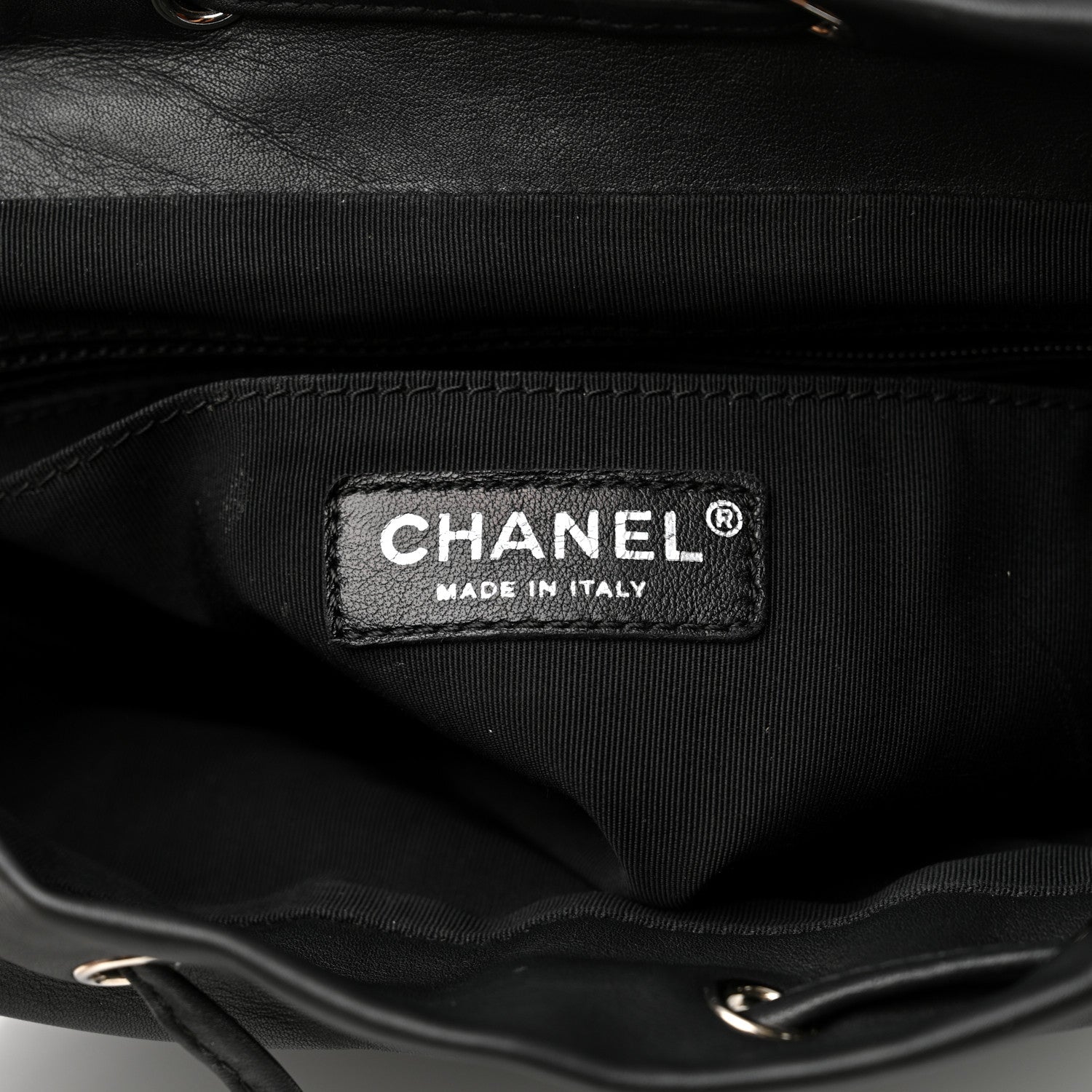 Chanel Calfskin Chevron Quilted Large Urban Spirit Backpack Black 6 of 13