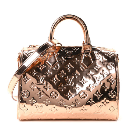 Louis Vuitton Monogram Miroir Speedy Bandouliere 25 Copper 1 of 8
