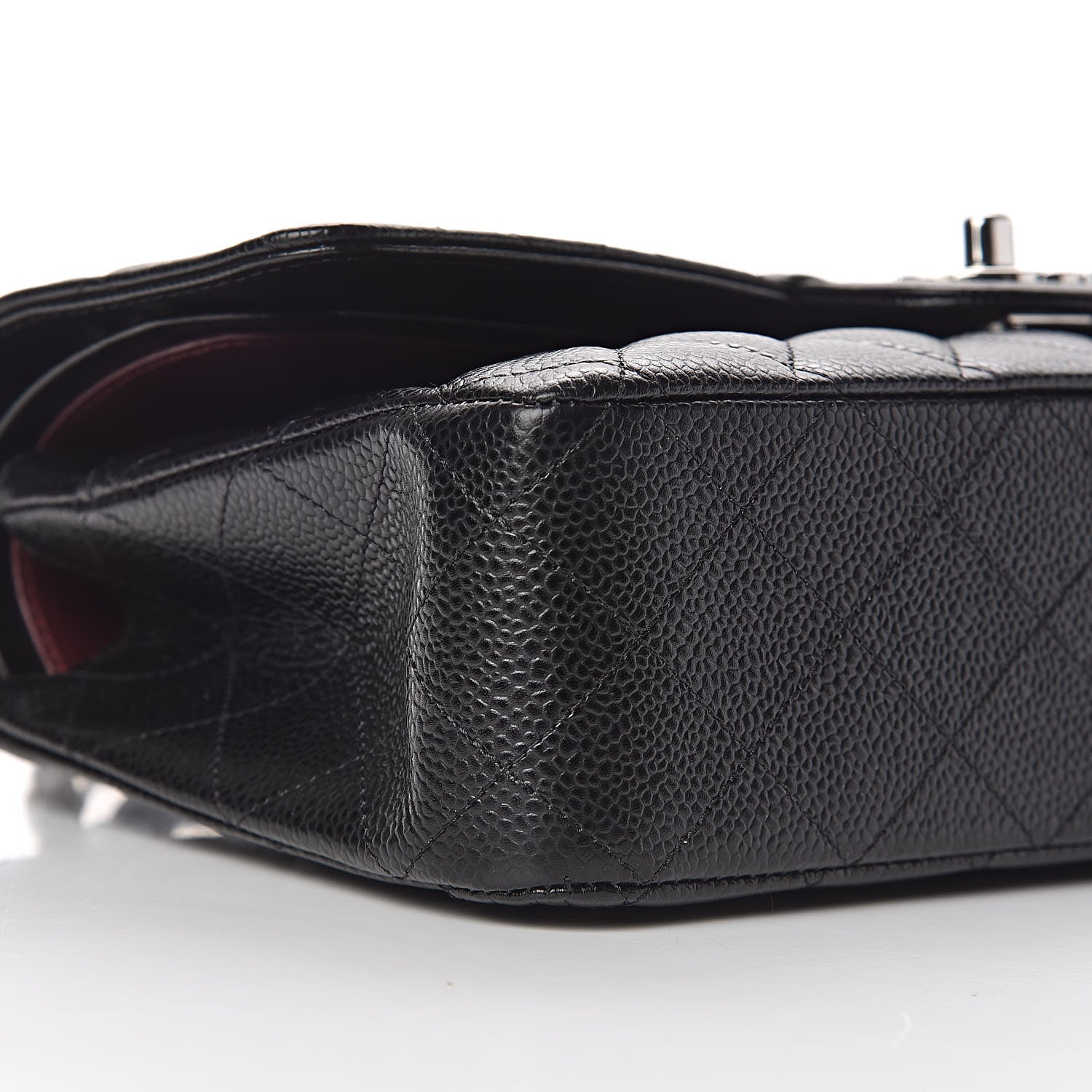 Chanel Caviar Quilted Medium Double Flap Black 8 of 11