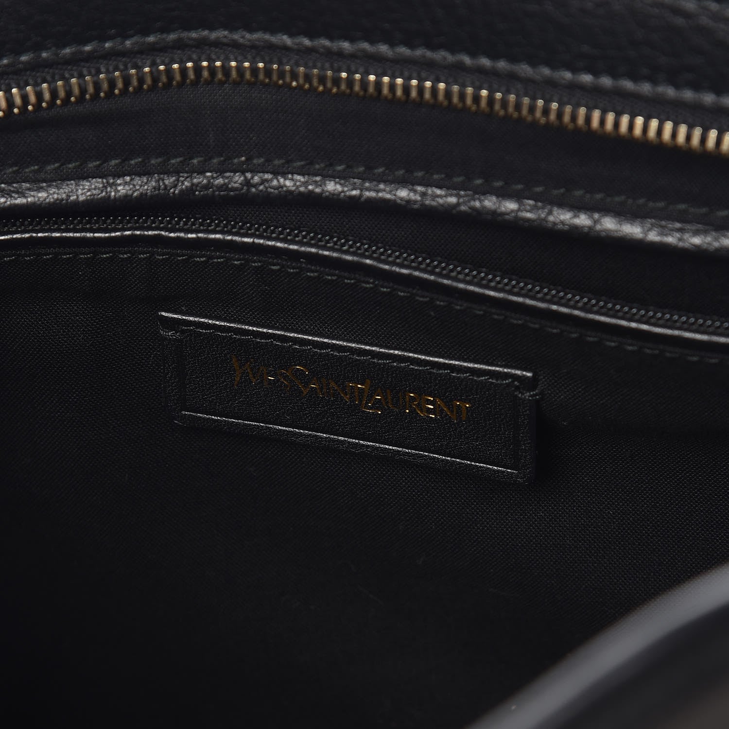 Saint Laurent Pony Hair Calfskin Leopard Print Medium Cabas Chyc Black 8 of 10