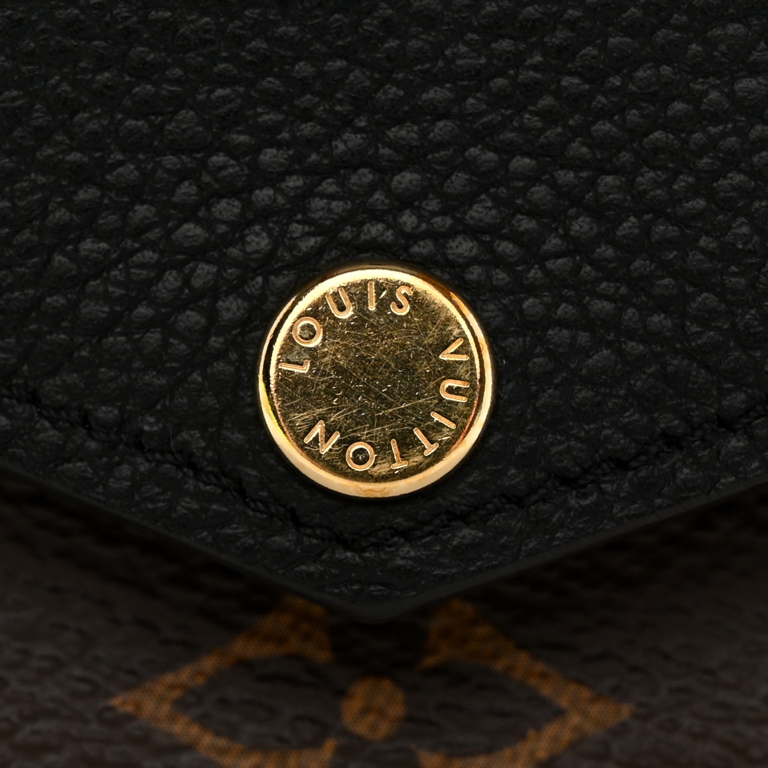 Louis Vuitton Monogram Pallas Compact Wallet Black 8 of 10