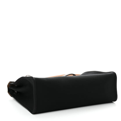 Hermes Toile Vache Hunter Herbag Zip 31 PM Ebene Black 5 of 11