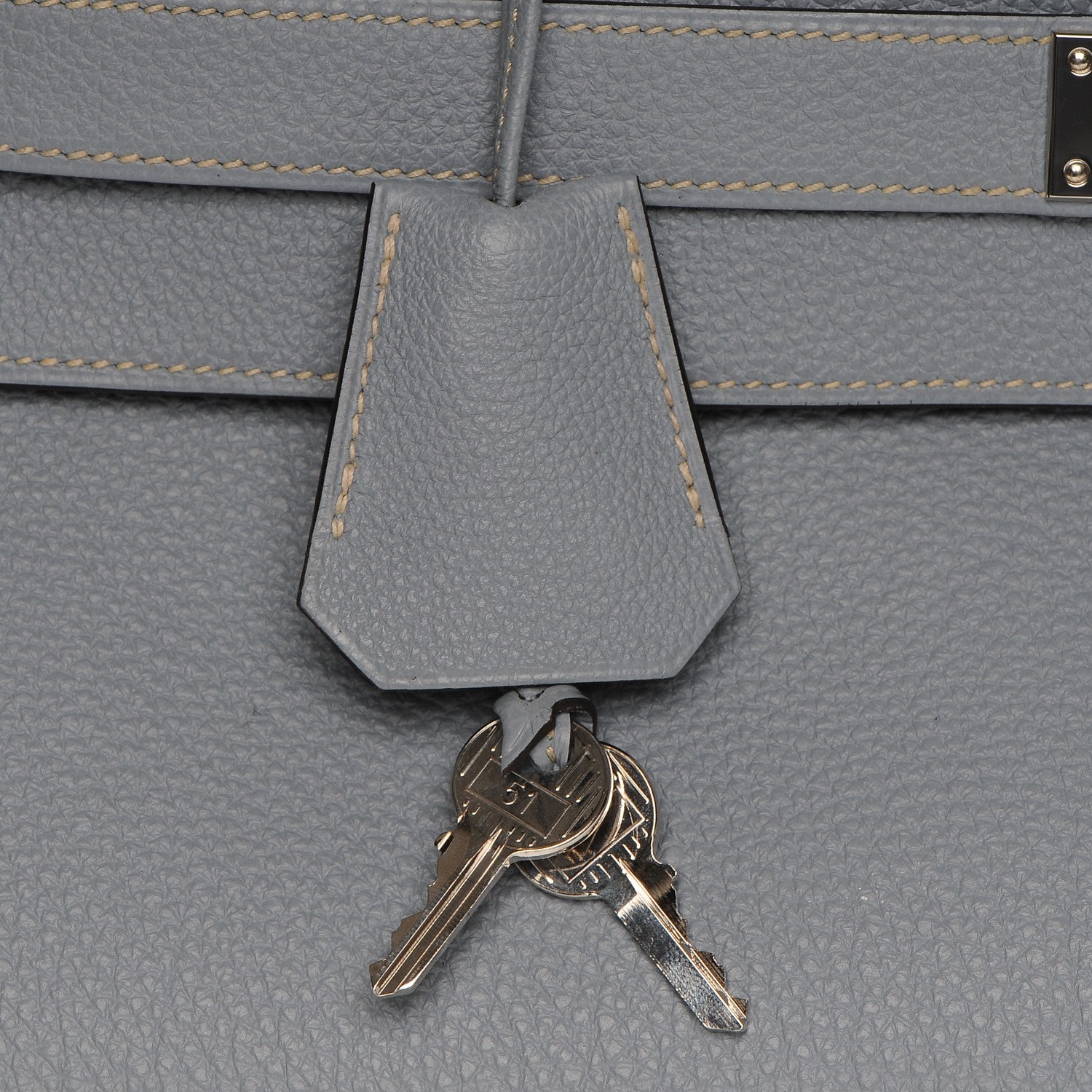 Hermes Togo Shoulder Kelly 40 Bleu Lin 22 of 23