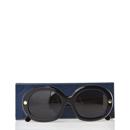 Louis Vuitton Studded La Piscine Sunglasses Z1049U Black 8 of 8