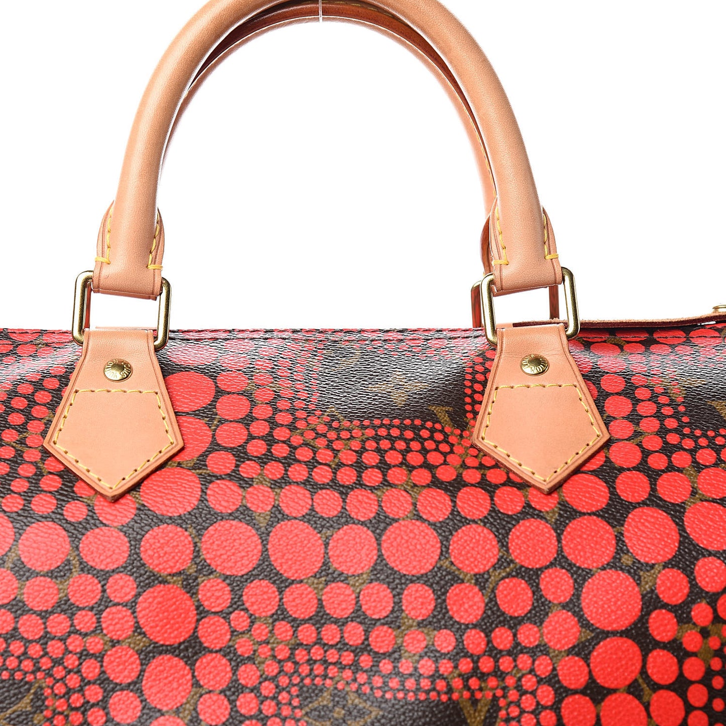 Monogram Kusama Town Speedy 30 Red