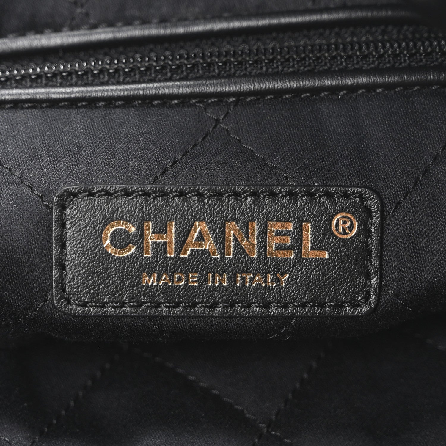 Chanel Shiny Calfskin Quilted Chanel 22 Black 7 of 11