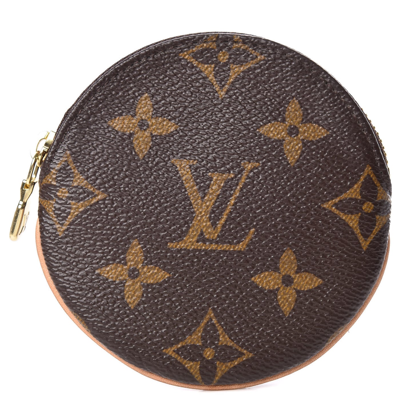 Monogram Round Coin Purse