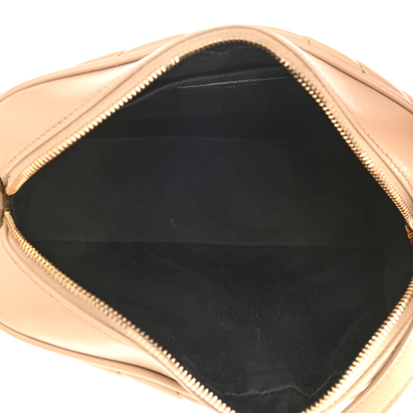 Calfskin Matelasse Monogram Lou Camera Bag Dark Latte