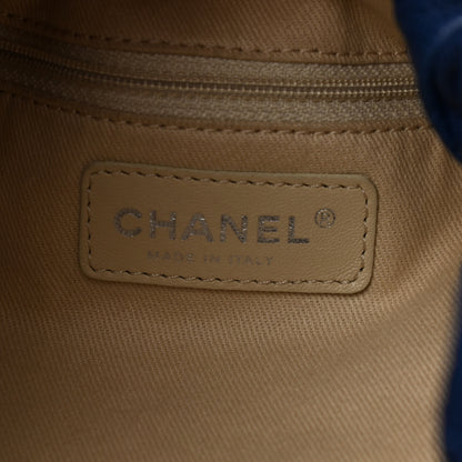 Chanel Caviar 31 Drawstring Tote Dark Blue 6 of 13