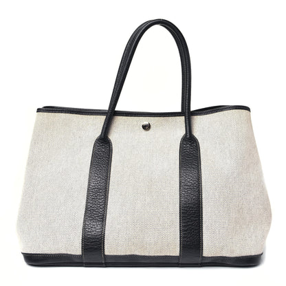 Hermes Buffle Skipper Toile Garden Party 36 MM Black 1 of 6