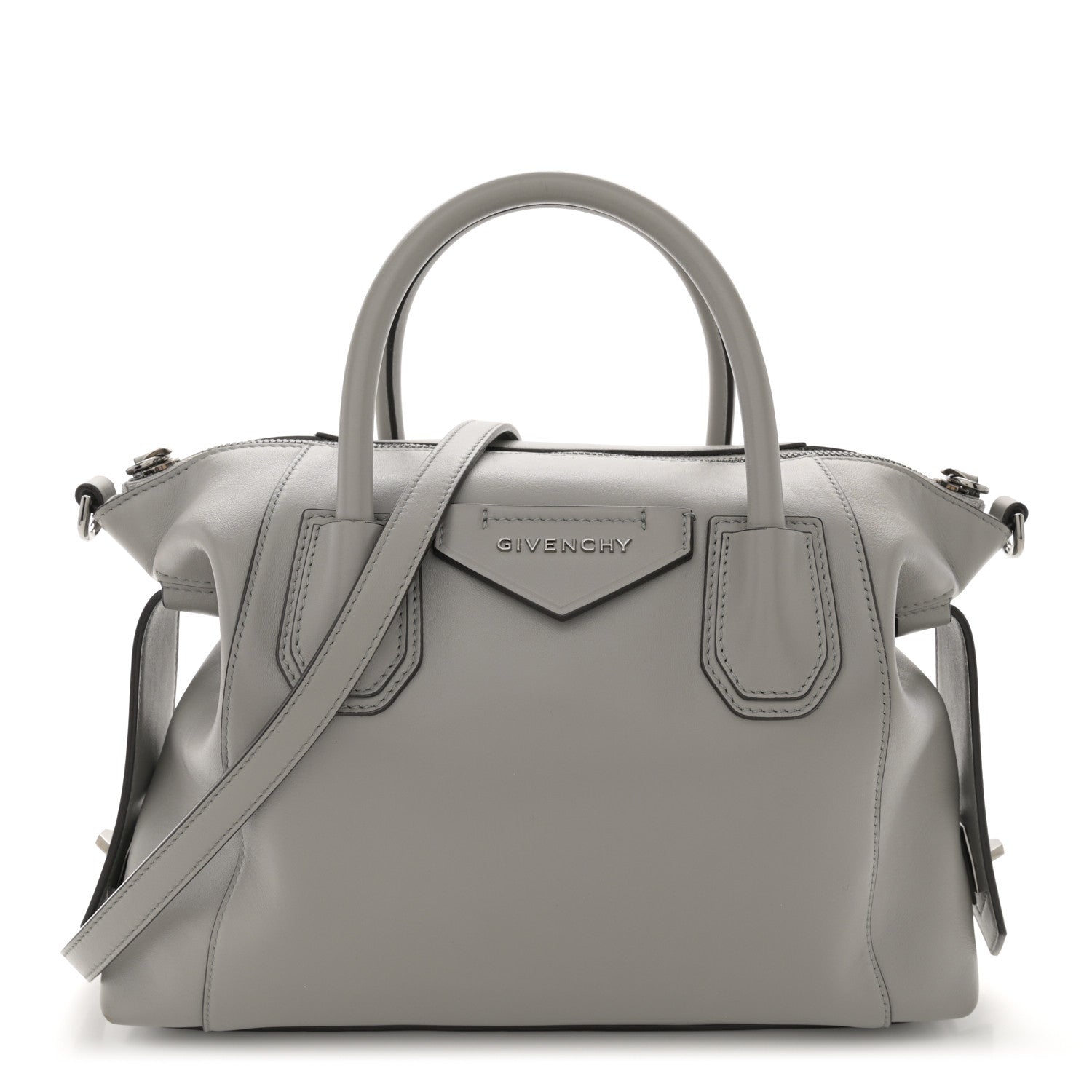Givenchy Calfskin Small Soft Antigona Pearl Grey 1 of 13