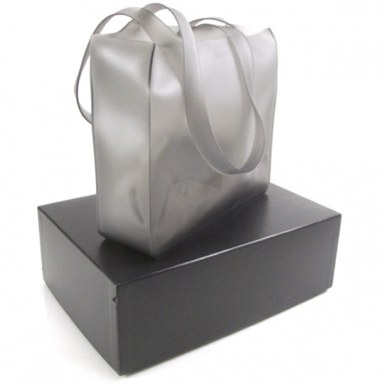 Chanel Jelly Rubber Tote Bag Gray 3 of 9