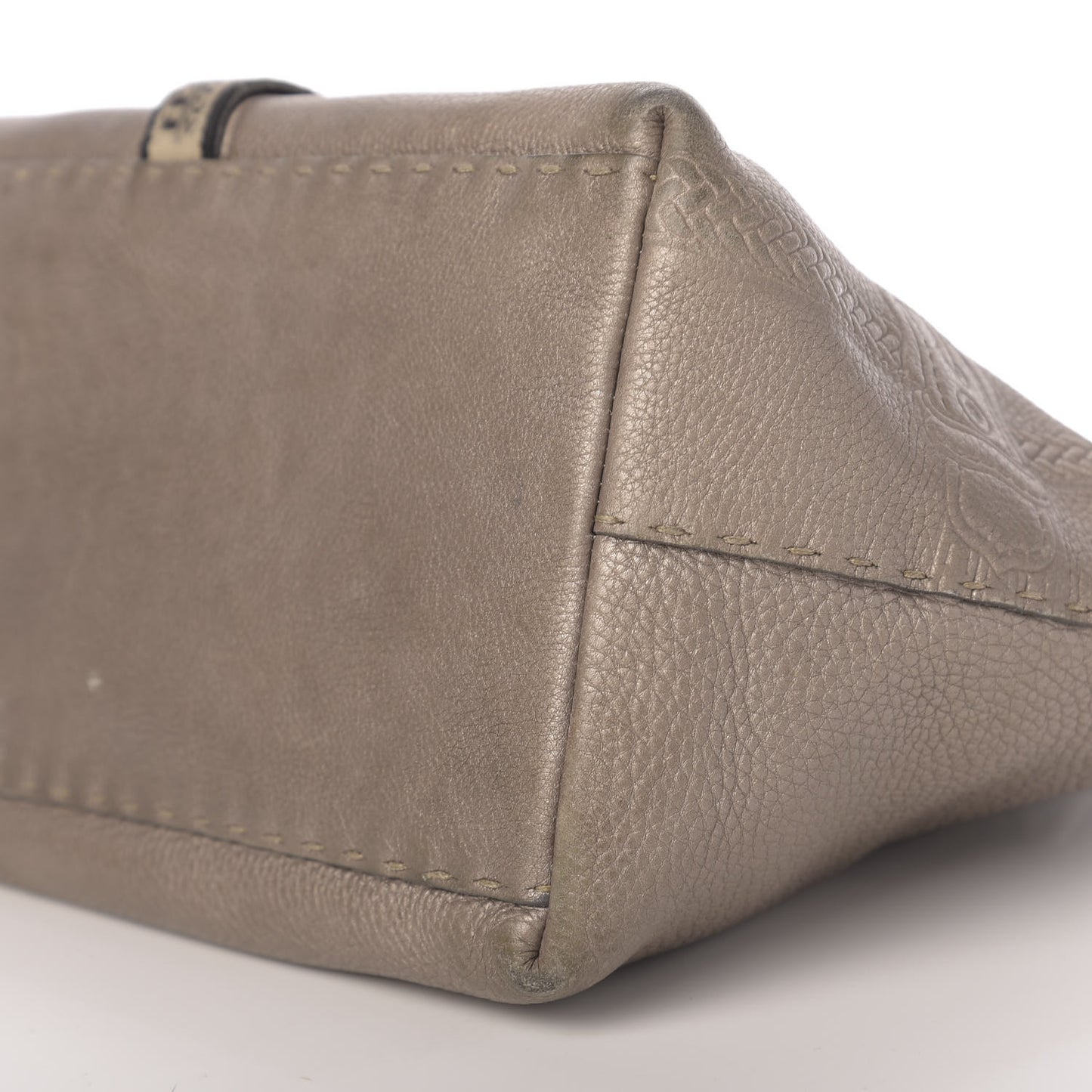 Cuoio Romano Selleria Small Villa Borghese Tote Peltro