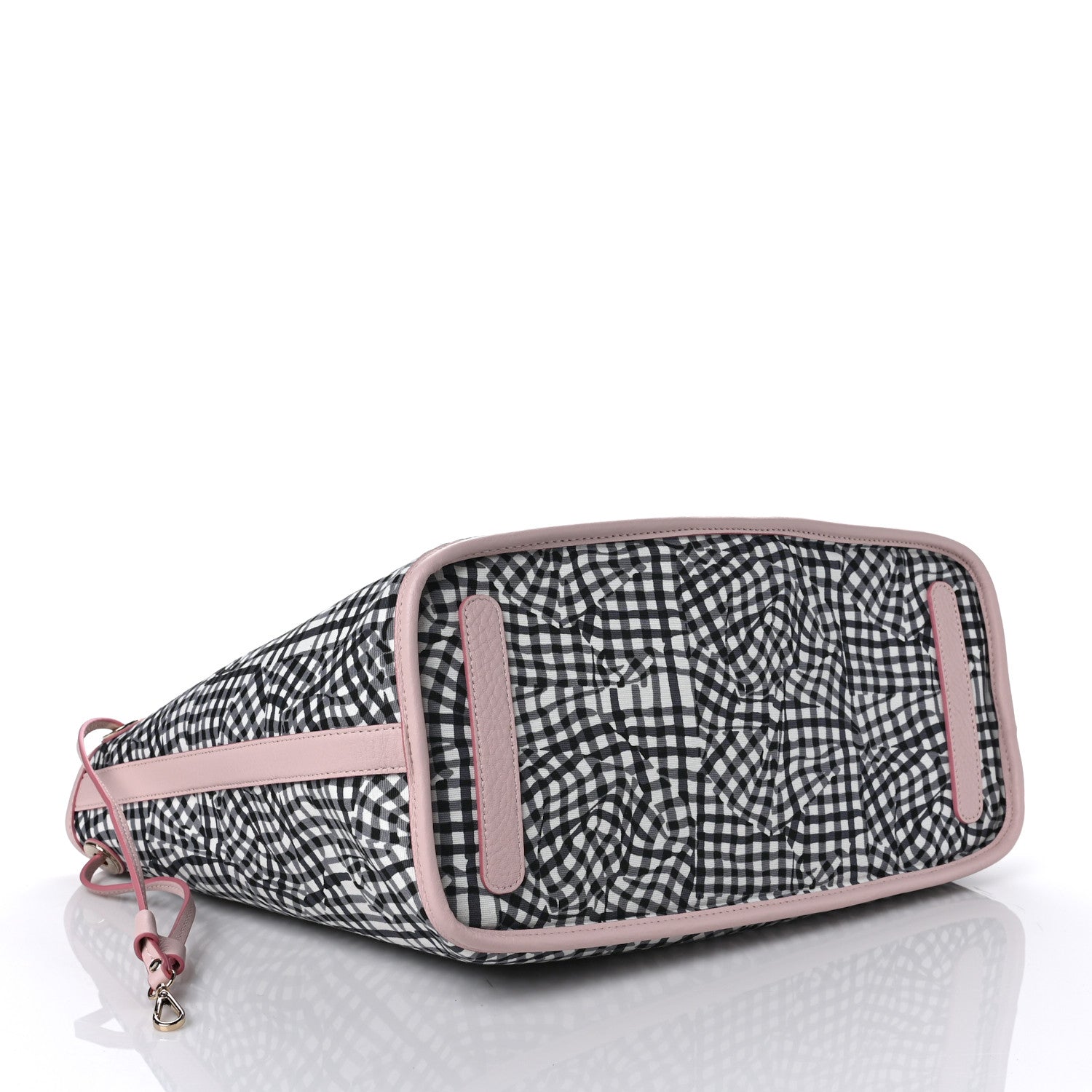 MCM Visetos Medium Liz Reversible Shopper Tote Soft Pink 8 of 16