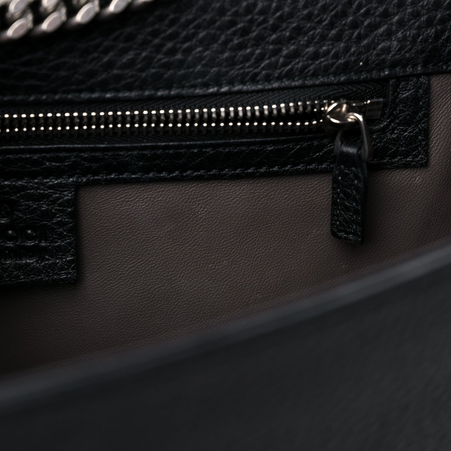 Calfskin Studded Medium Miss Bamboo Shoulder Bag Black