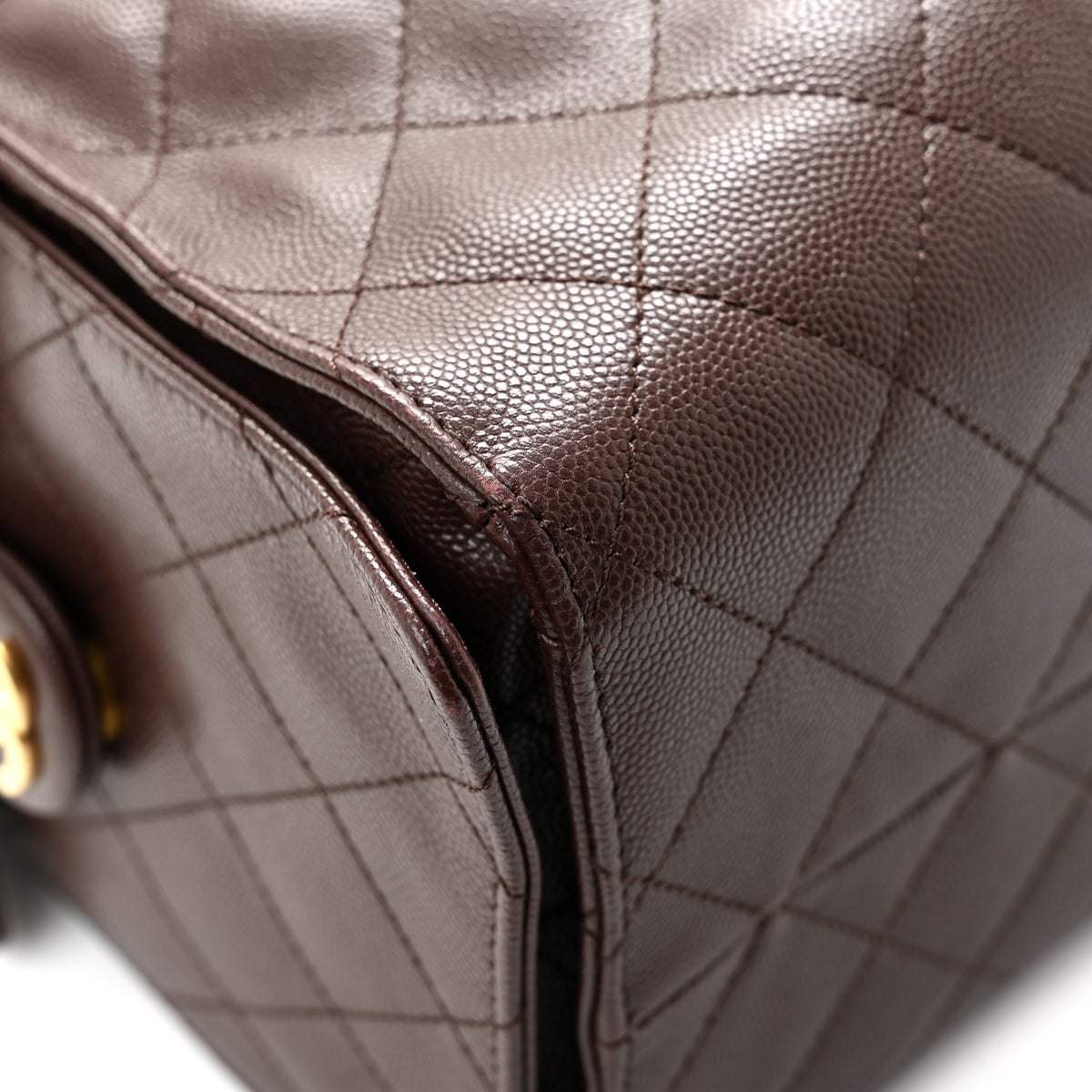 Chanel Caviar Quilted Medium Chanel 25 Handbag Dark Brown 12 of 13