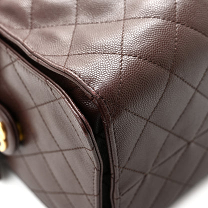 Chanel Caviar Quilted Medium Chanel 25 Handbag Dark Brown 12 of 13