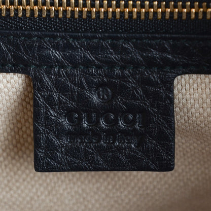 Gucci Pebbled Calfskin Medium Soho Chain Shoulder Bag Black 6 of 7