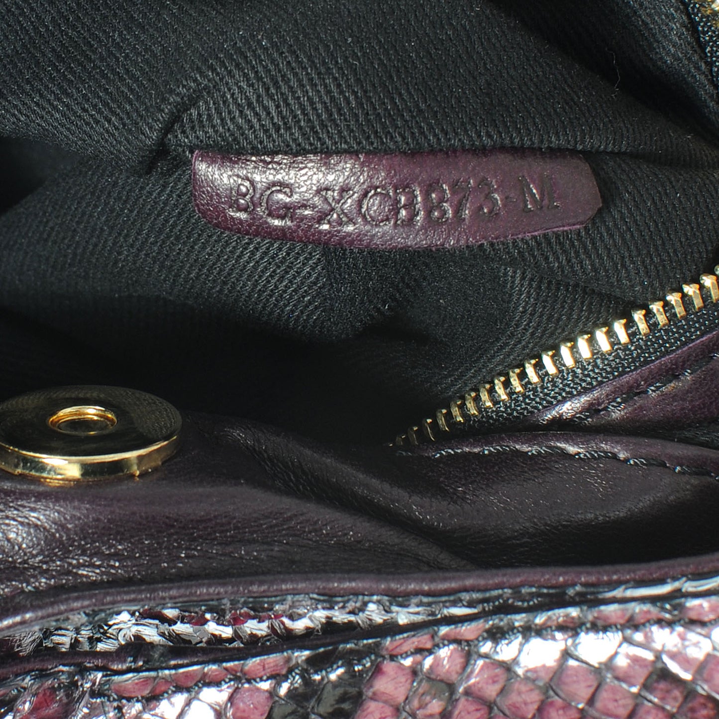 Python Large Nuage Hobo Purple