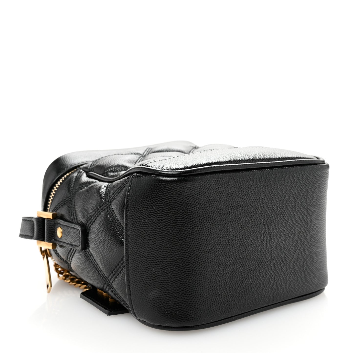 Grain de Poudre Quilted 80's Vanity Bag Black