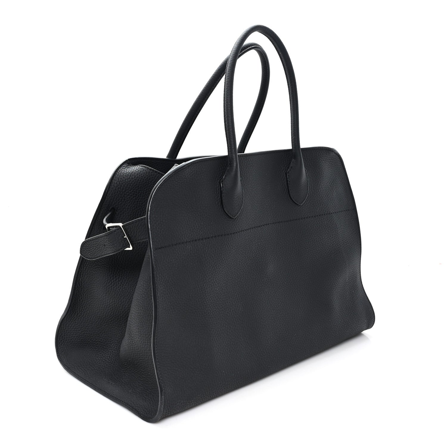 The Row Matte Grained Calfskin Soft Margaux 15 Black 3 of 10
