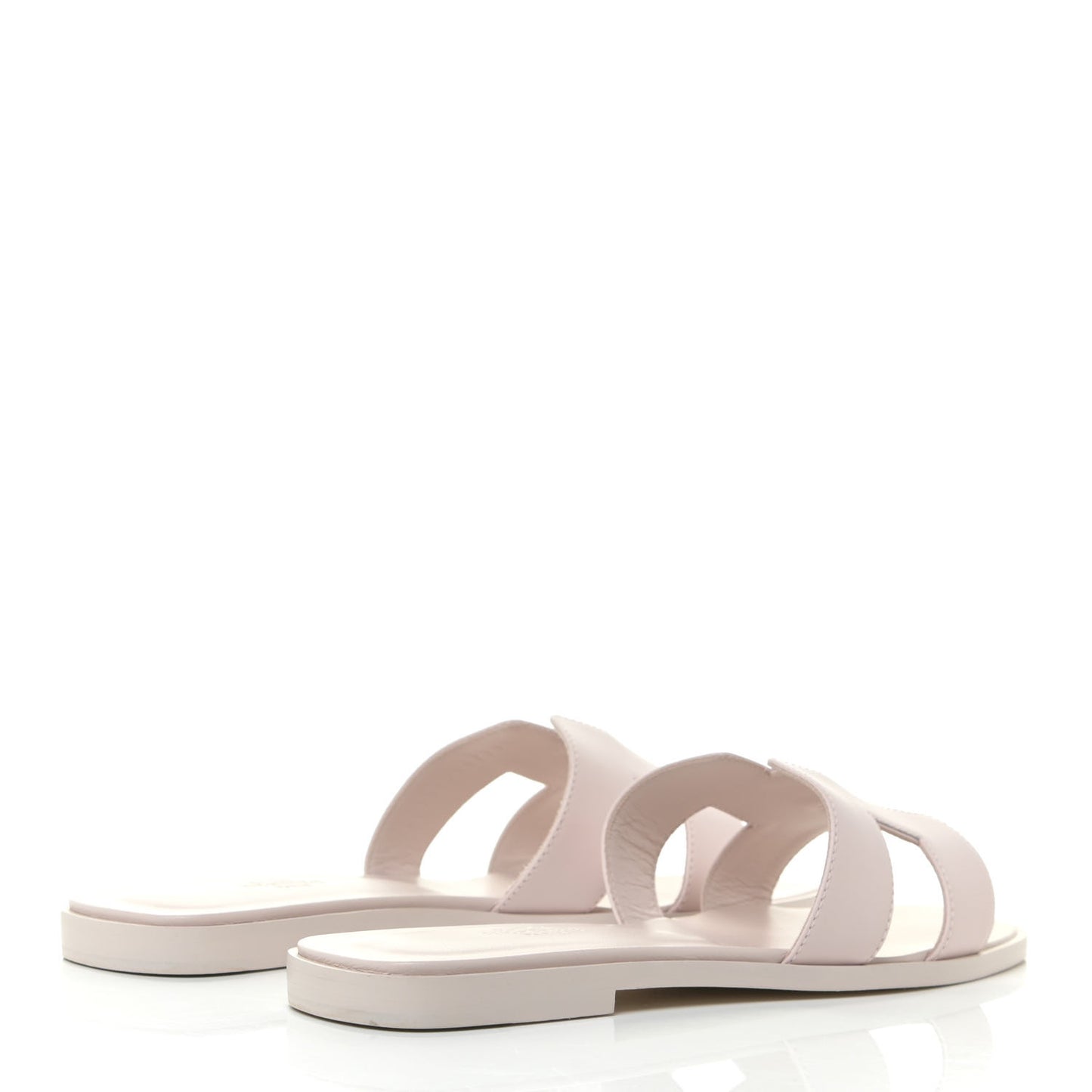 Box Calfskin Oran Sandals 37 Rose Pale
