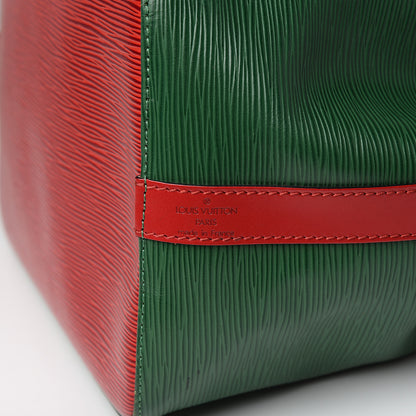 Louis Vuitton Epi Bi-Color Petit Noe Borneo Castillan Red 5 of 8