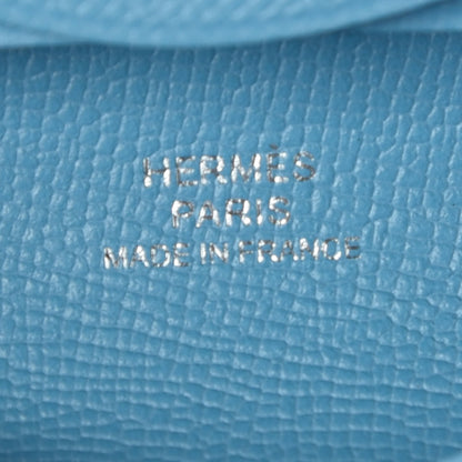Hermes Epsom Bastia Coin Purse Bleu Du Nord 6 of 8
