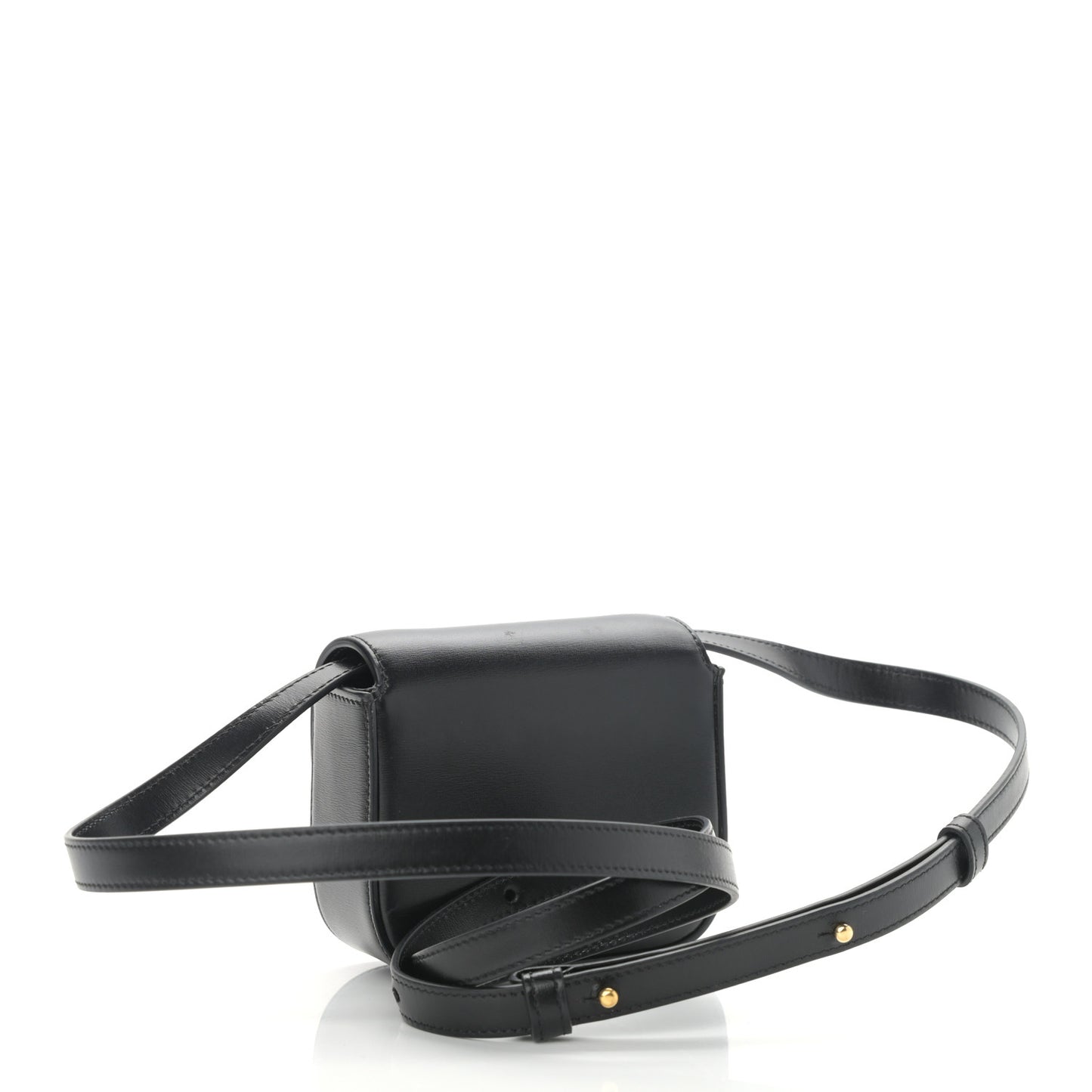 Shiny Calfskin Mini Triomphe Black